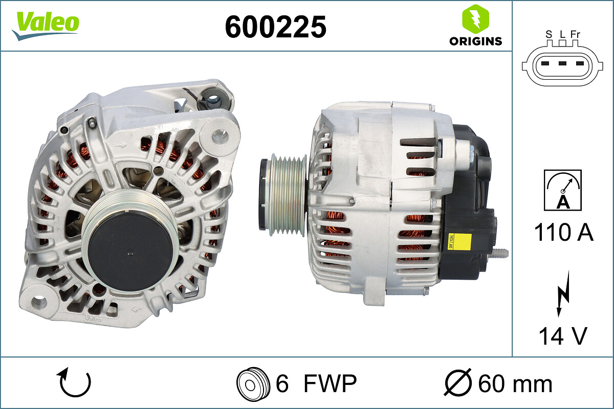 VALEO Generaator 600225