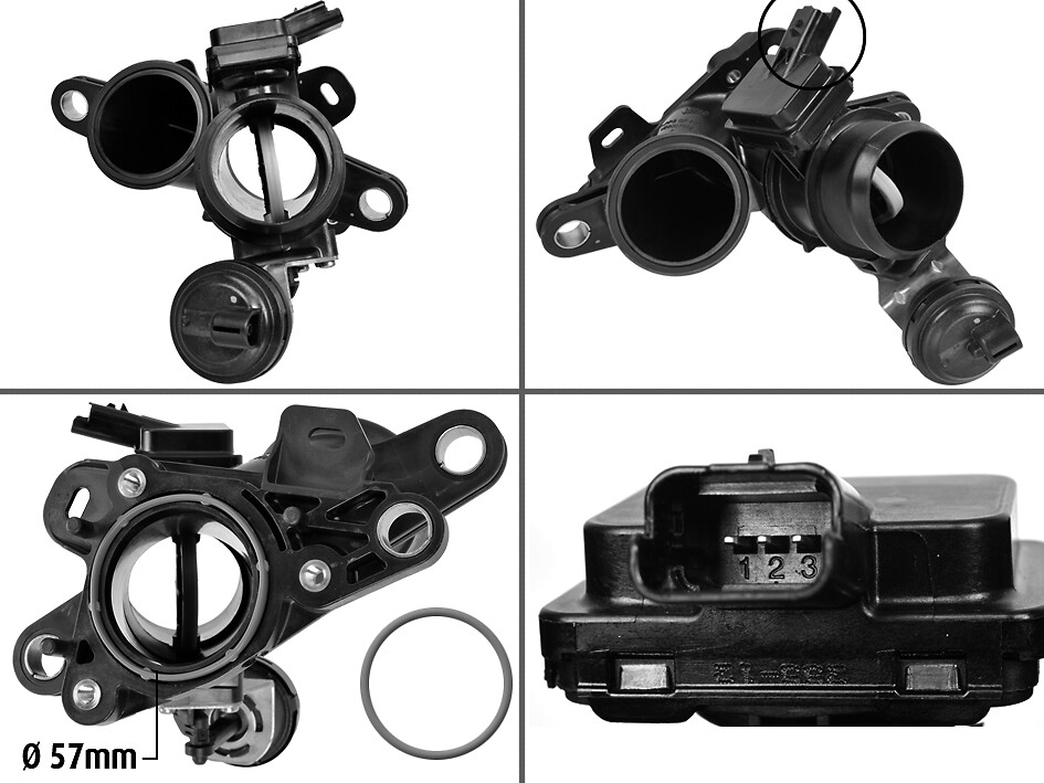 VALEO Korpus przepustnicy 700440