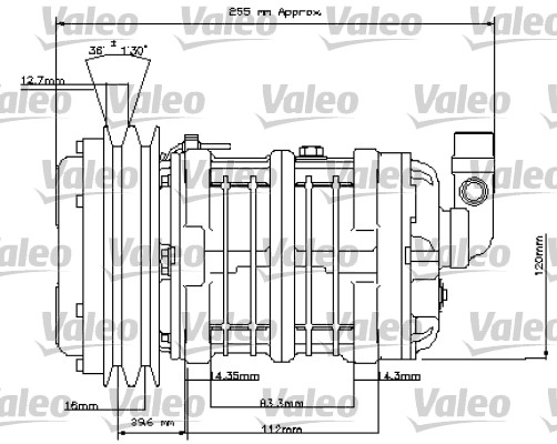 VALEO Kompressor,kliimaseade 815842