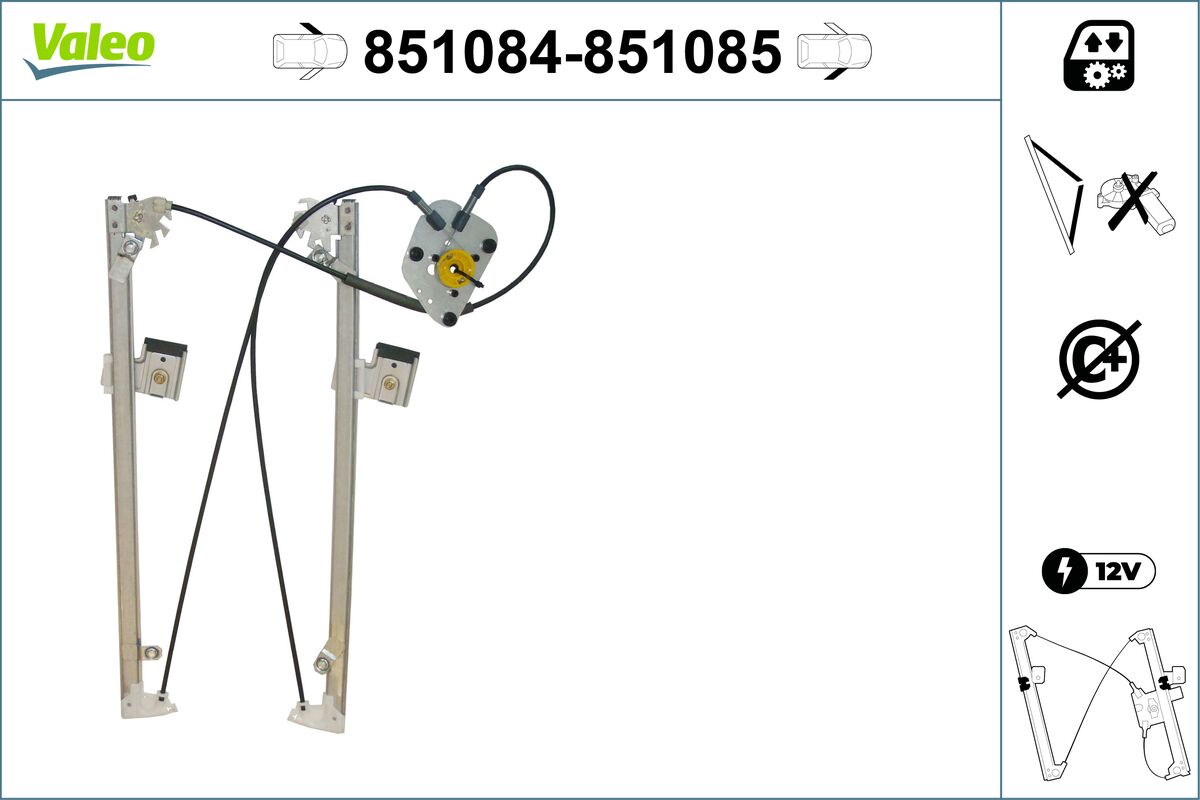 VALEO lango pakėliklis 851084