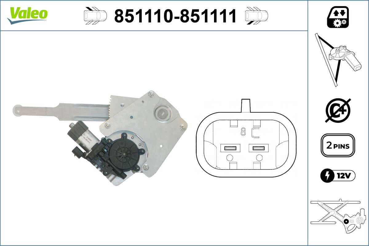 VALEO Lasinnostin 851110