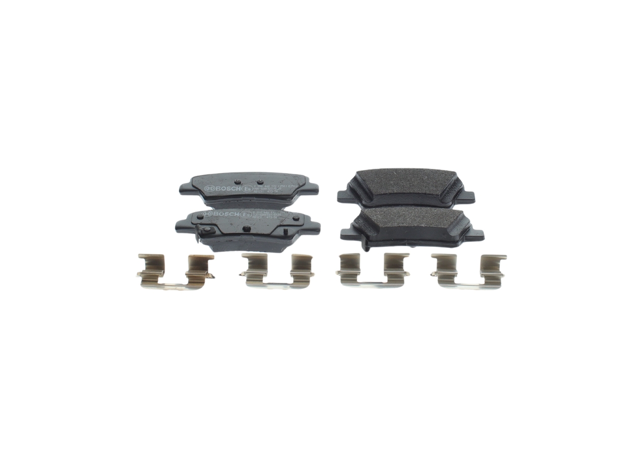 BOSCH Piduriklotside komplekt, ketaspidur 0 986 460 172