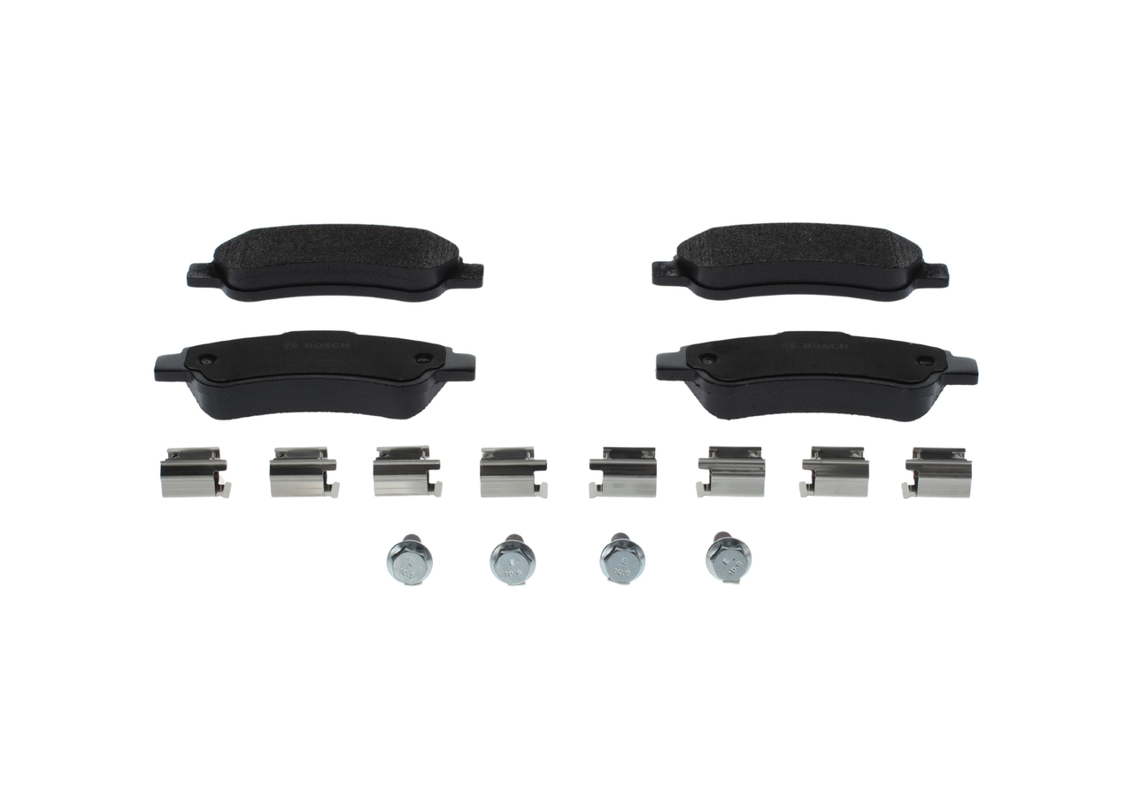 BOSCH Piduriklotside komplekt, ketaspidur 0 986 494 164
