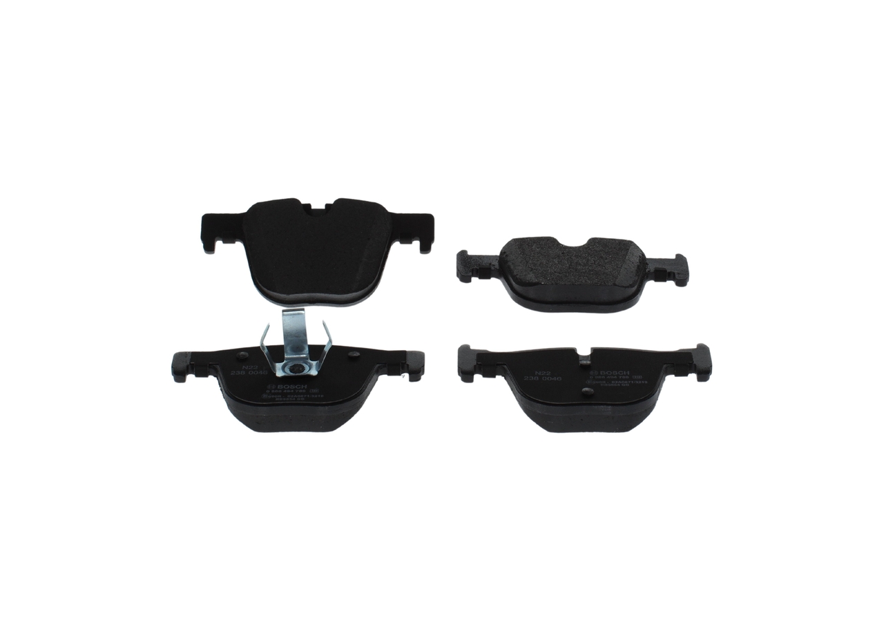 BOSCH Piduriklotside komplekt, ketaspidur 0 986 494 786
