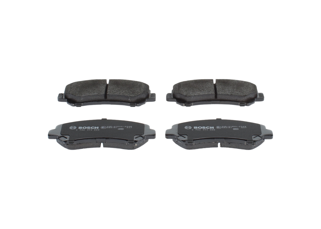 BOSCH Piduriklotside komplekt, ketaspidur 0 986 494 885