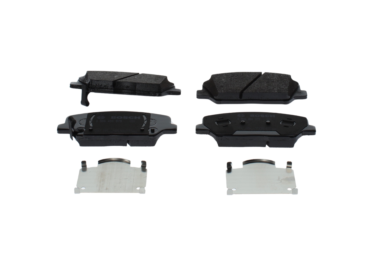 BOSCH Piduriklotside komplekt, ketaspidur 0 986 494 979