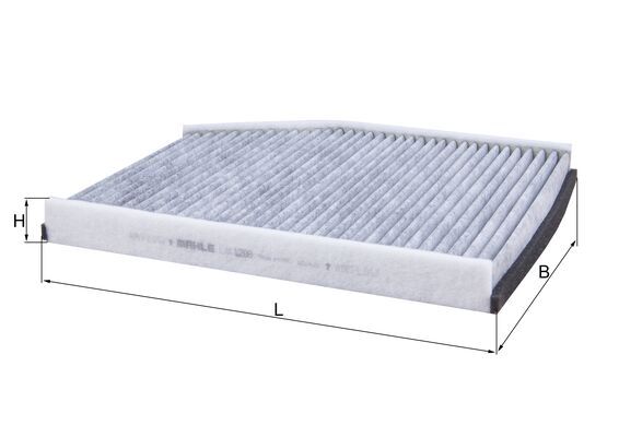 KNECHT Filter, kupéventilation LAK 1288