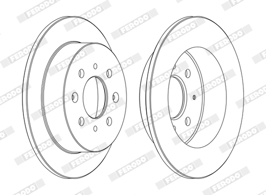 FERODO Piduriketas DDF1358C