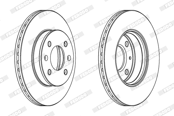 FERODO Piduriketas DDF1529C