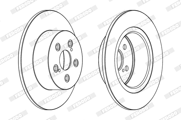 FERODO Piduriketas DDF1556C