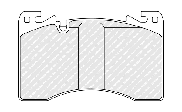 FERODO Piduriklotside komplekt, ketaspidur FDB5133