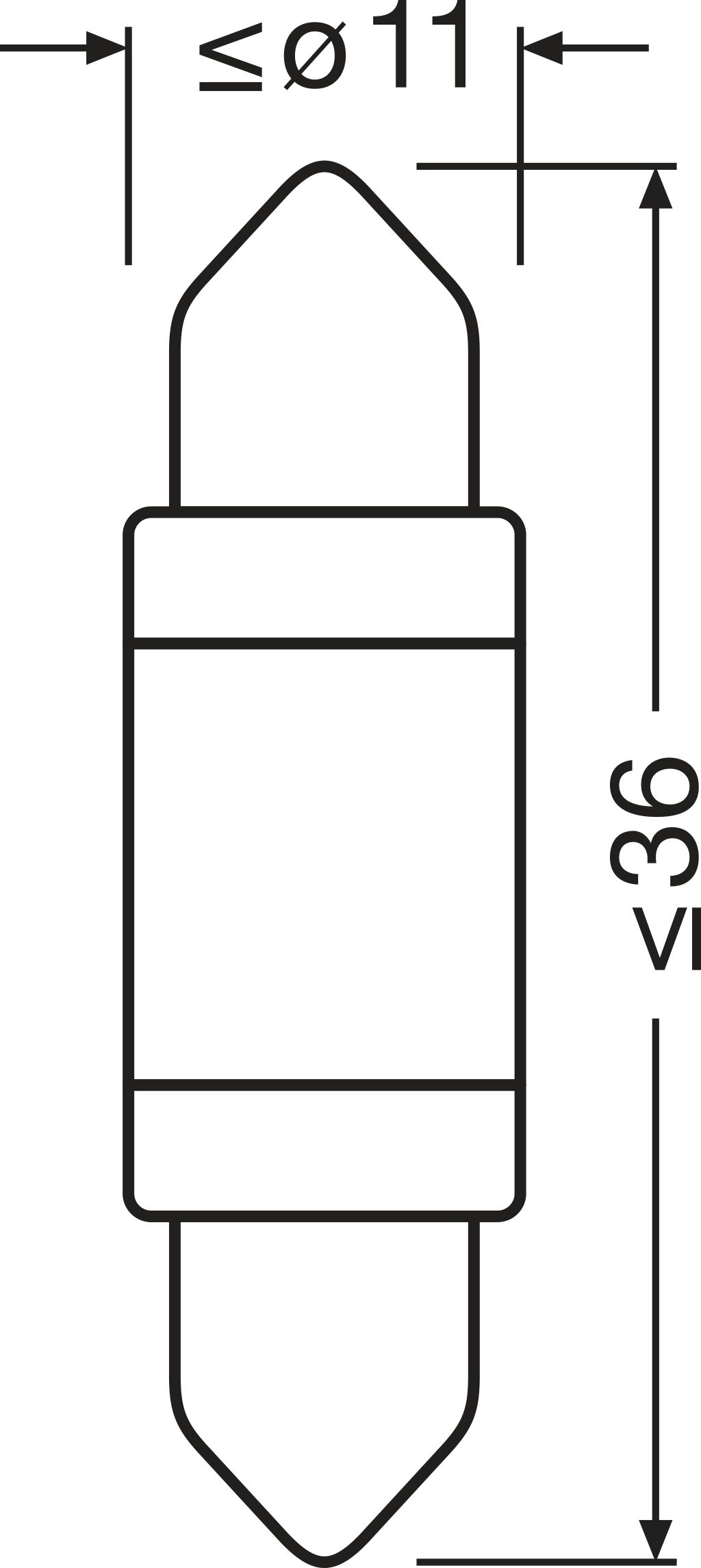 ams-OSRAM Polttimo, sisävalo 6418DWP-1BL