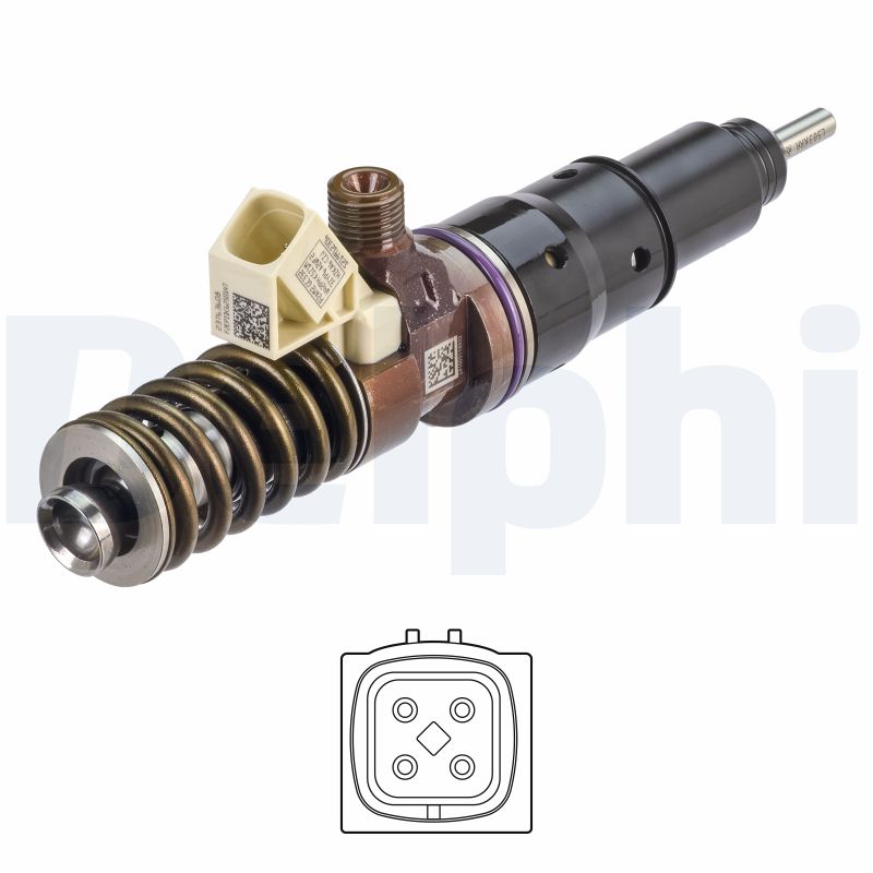 DELPHI Wtryskiwacz 42015557-12B1