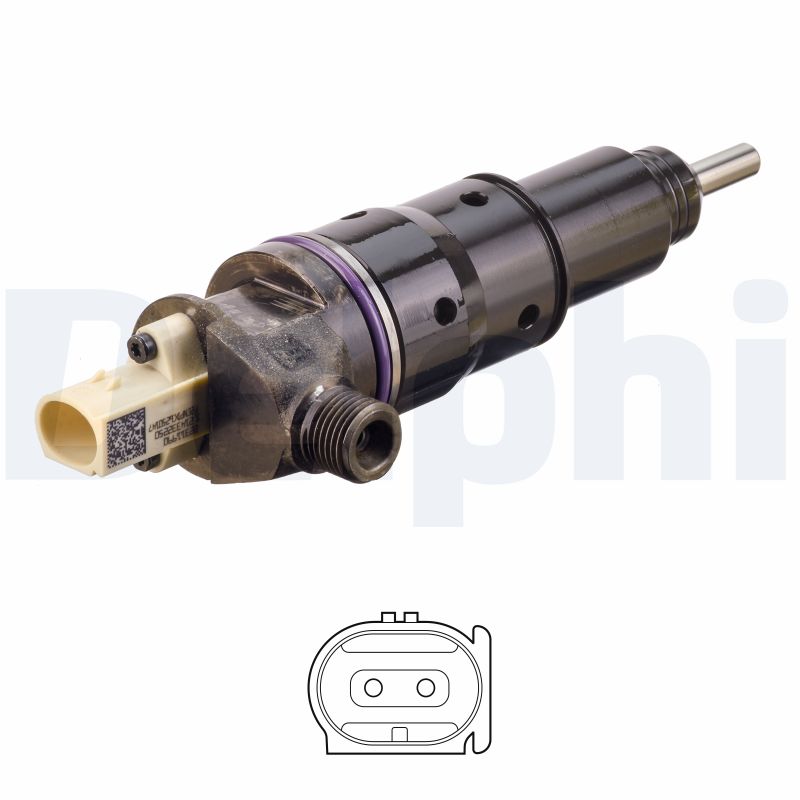 DELPHI Wtryskiwacz BEBJ1F10201-12B1