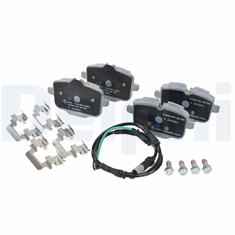 DELPHI Piduriklotside komplekt, ketaspidur LP5051EV