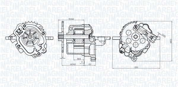 MAGNETI MARELLI Õlipump 351516000002