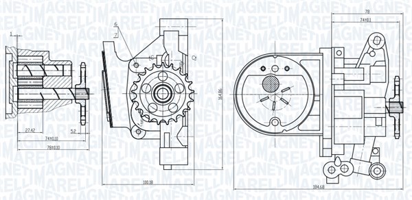 MAGNETI MARELLI Õlipump 351516000027