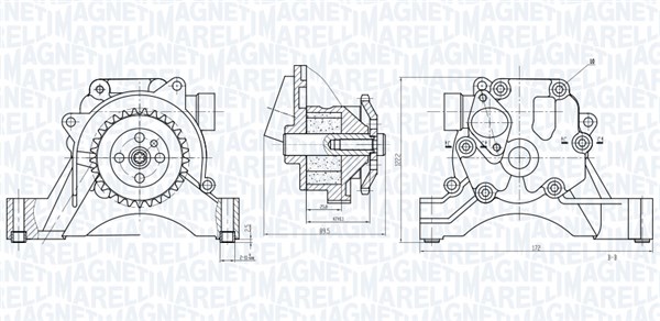 MAGNETI MARELLI alyvos siurblys 351516000034