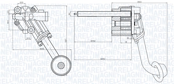 MAGNETI MARELLI Öljypumppu 351516000036
