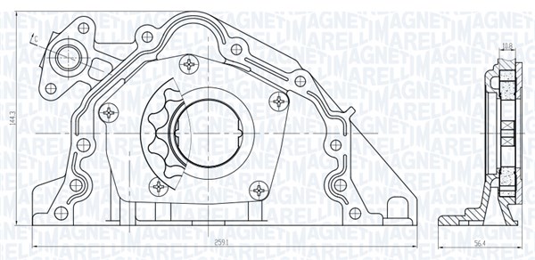 MAGNETI MARELLI Õlipump 351516000067