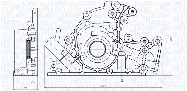 MAGNETI MARELLI Öljypumppu 351516000086
