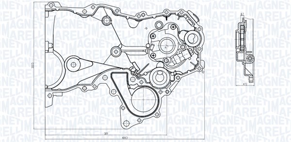 MAGNETI MARELLI Öljypumppu 351516000104