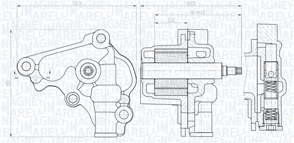 MAGNETI MARELLI Öljypumppu 351516000138