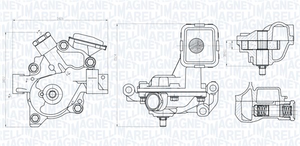 MAGNETI MARELLI Öljypumppu 351516000146