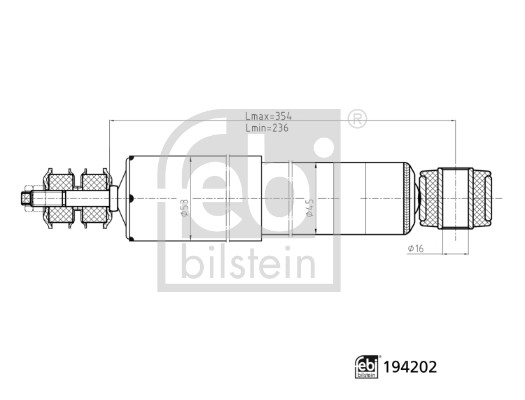 FEBI BILSTEIN Iskunvaimennin 194202