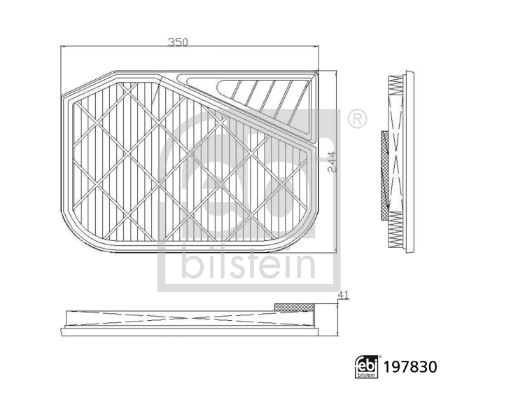 FEBI BILSTEIN Õhufilter 197830