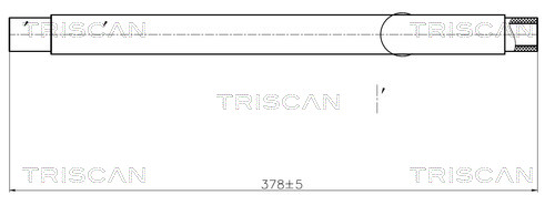 TRISCAN Hüdraulikavoolik, roolimine 8516 11008