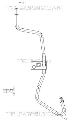 TRISCAN Hydraulikslang, styrsystem 8516 16040