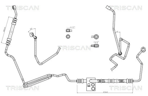 TRISCAN Hydrauliikkaletku, ohjaus 8516 29005
