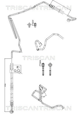 TRISCAN Hydrauliikkaletku, ohjaus 8516 29006