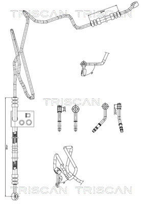 TRISCAN Hydrauliikkaletku, ohjaus 8516 29008