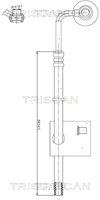 TRISCAN Hydrauliikkaletku, ohjaus 8516 29030