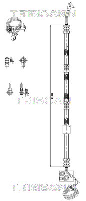 TRISCAN Hydrauliikkaletku, ohjaus 8516 29038