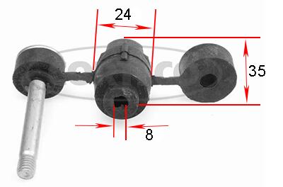 CORTECO Puks, stabilisaator 21652487