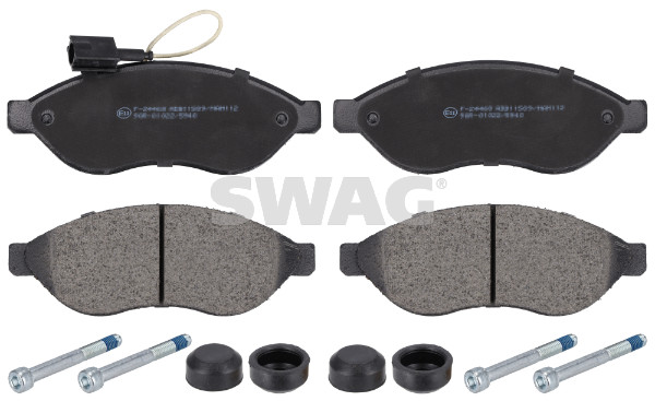 SWAG Piduriklotside komplekt, ketaspidur 62 91 6716