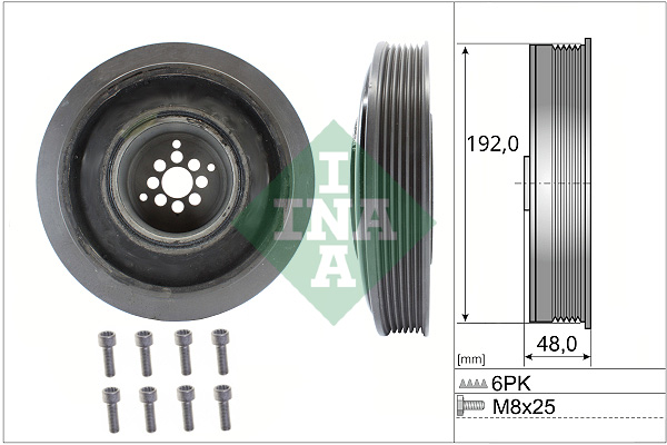 Schaeffler INA Hihnapyöräsarja, kampiakseli 544 0102 20