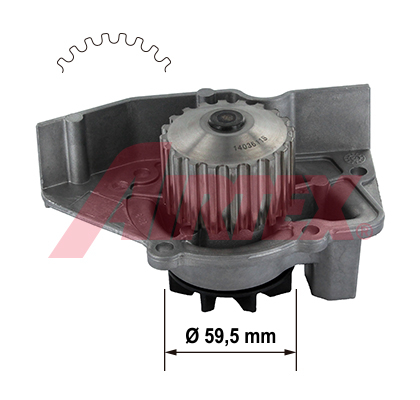 AIRTEX Veepump, mootori jahutus 1359
