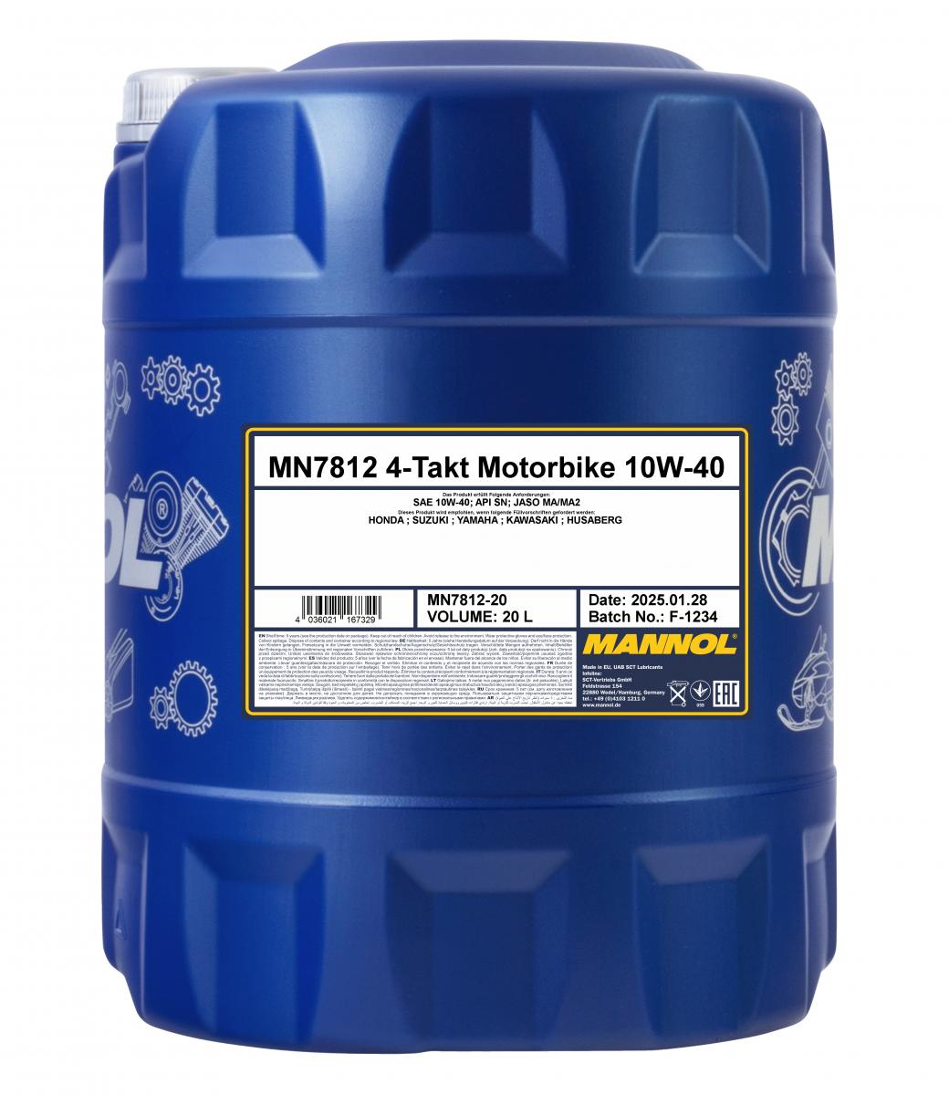 SCT - MANNOL Mootoriõli MN7812-20