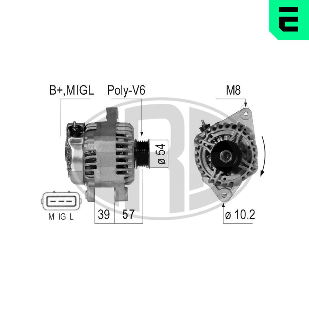ERA Laturi 210727A