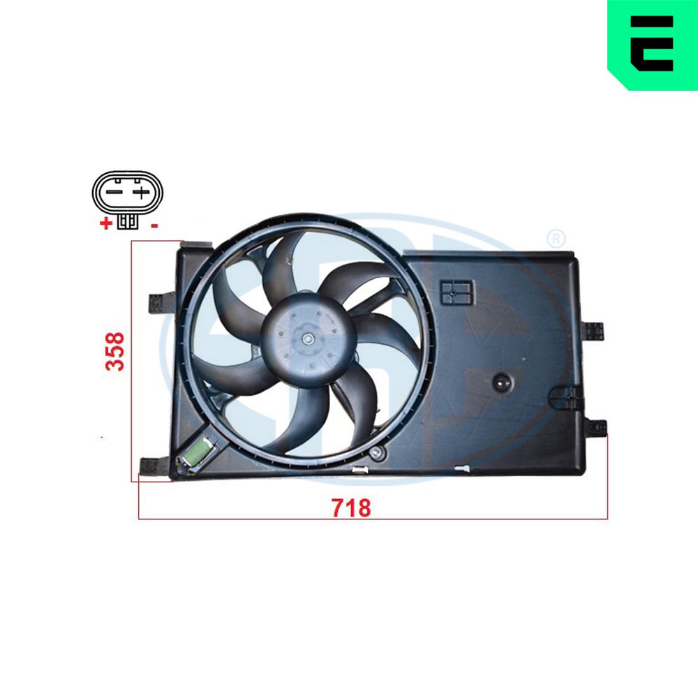 ERA Ventilaator,mootorijahutus 352141