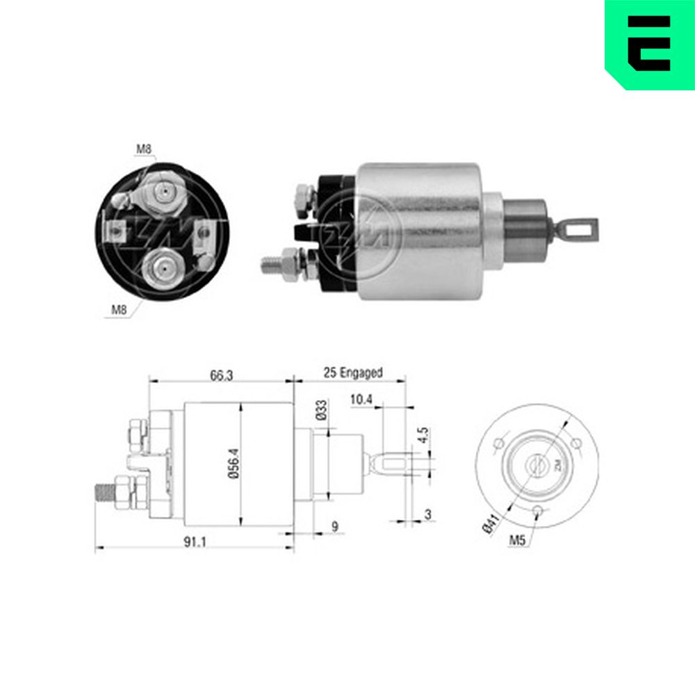 ERA Magneettikytkin, käynnistin ZM6773