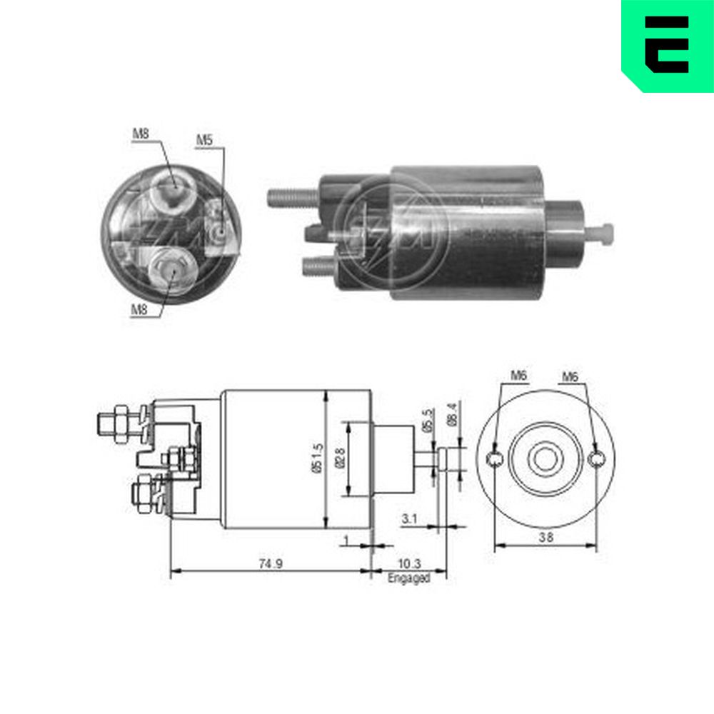 ERA Magnetlülitus,starter ZM993