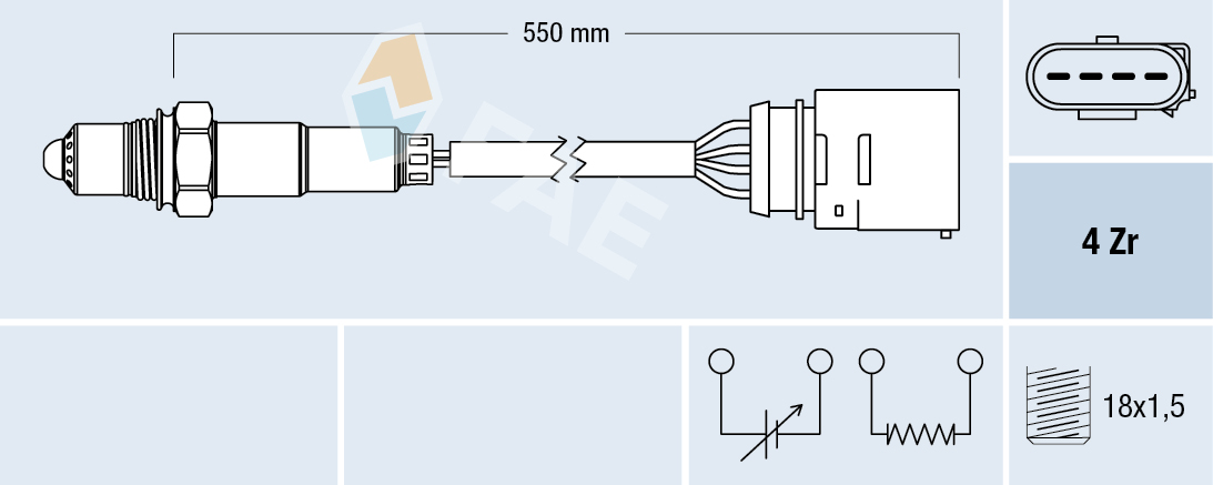 FAE lambda jutiklis 77150