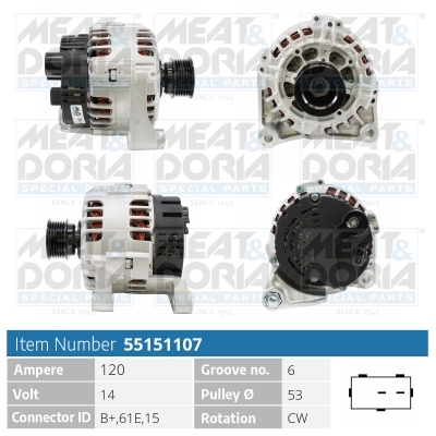 MEAT & DORIA Generaator 55151107