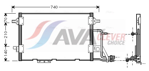 AVA QUALITY COOLING Lauhdutin, ilmastointilaite AI5137