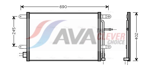 AVA QUALITY COOLING Lauhdutin, ilmastointilaite AI5238